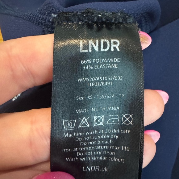 LNDR Navy Blue Biker Shorts Size XS - Picture 9 of 9